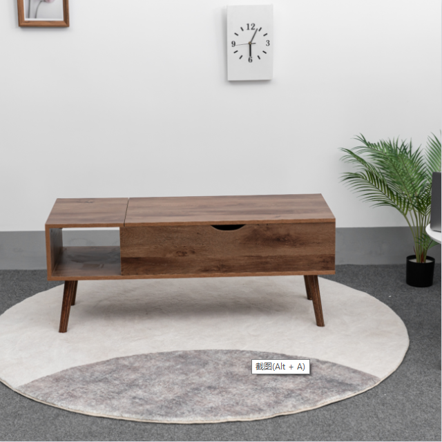 Heißer verkauf wohnzimmer braun farbe 42 zoll lift top couchtisch