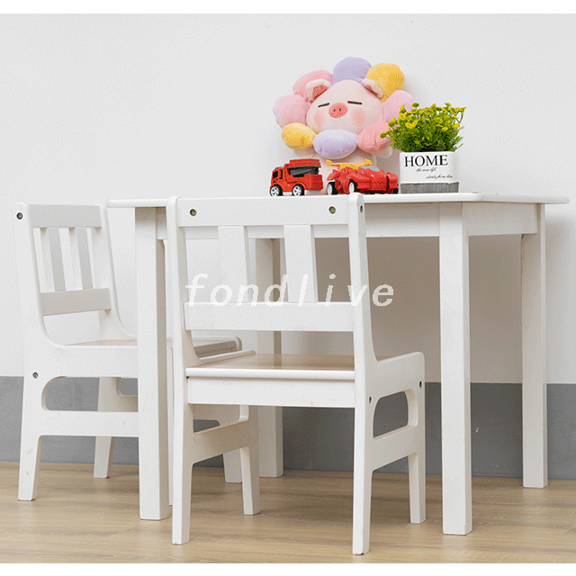 Modernes Kindertisch-Set aus MDF